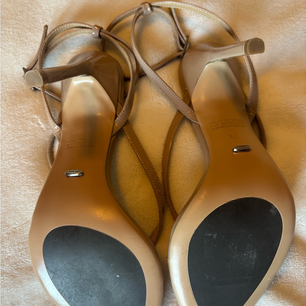 Tony Bianco Tan Stiletto Heels - Picture 7 of 8